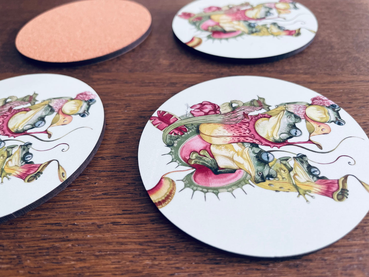 Frogs coasters