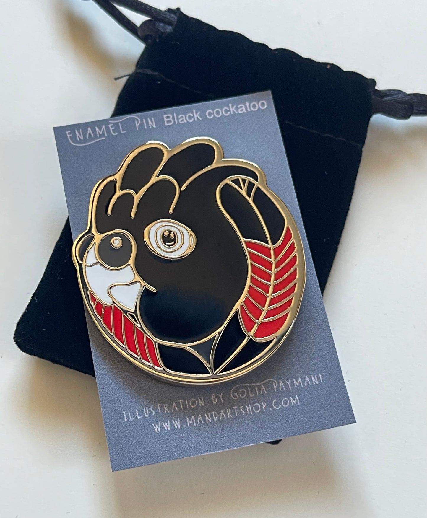 Mandart enamel pins
