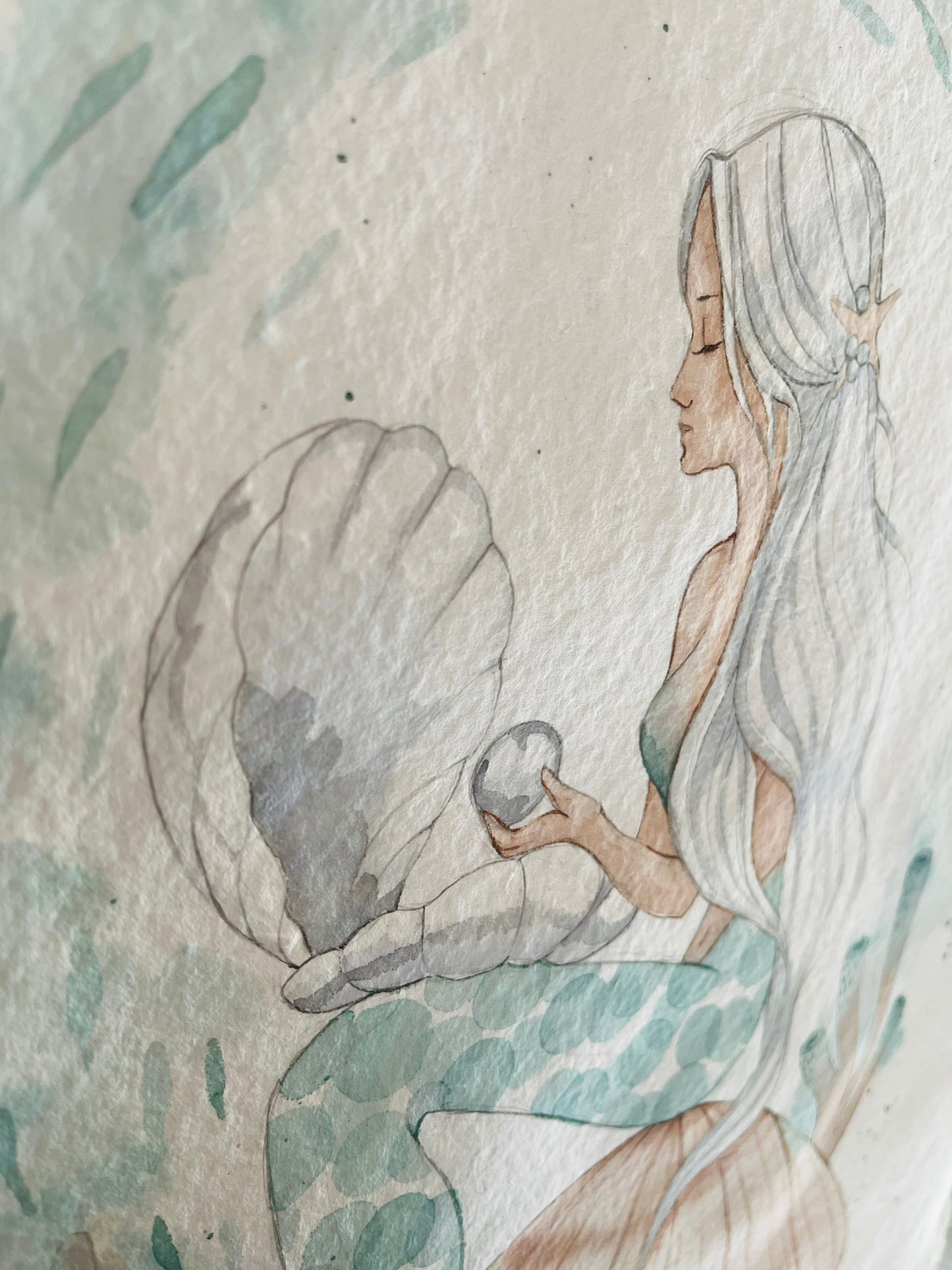 Elli the mermaid original illustration