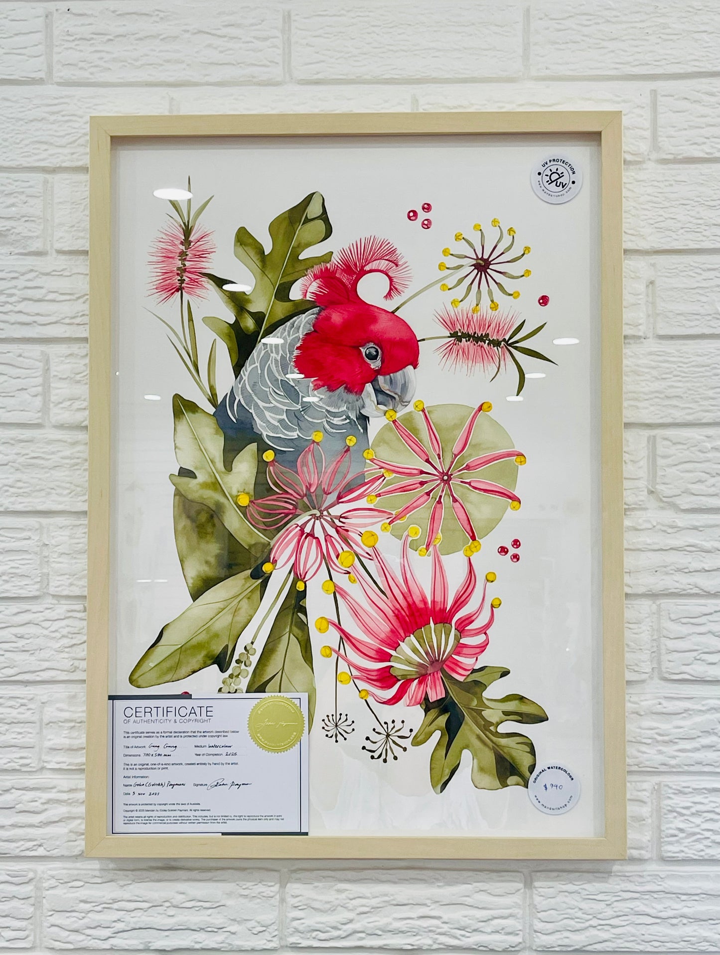 Gang gang original ink illustration