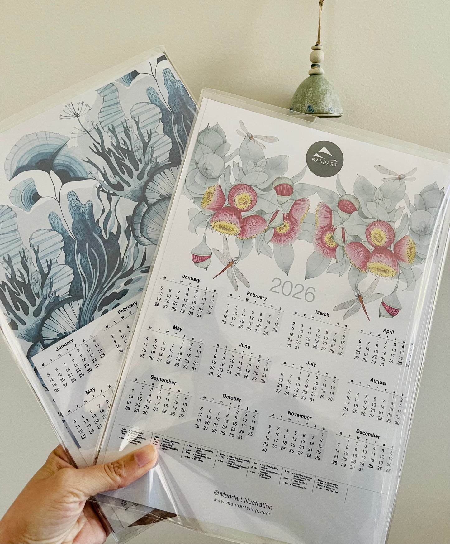 Mandart magnetic calendar 2026