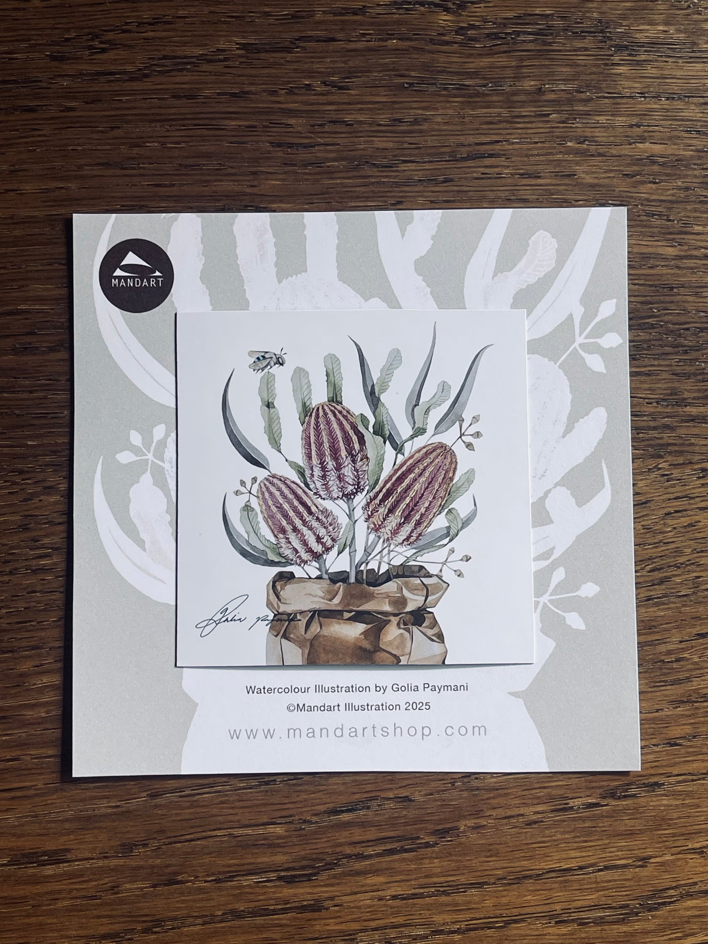 Magnet postcard