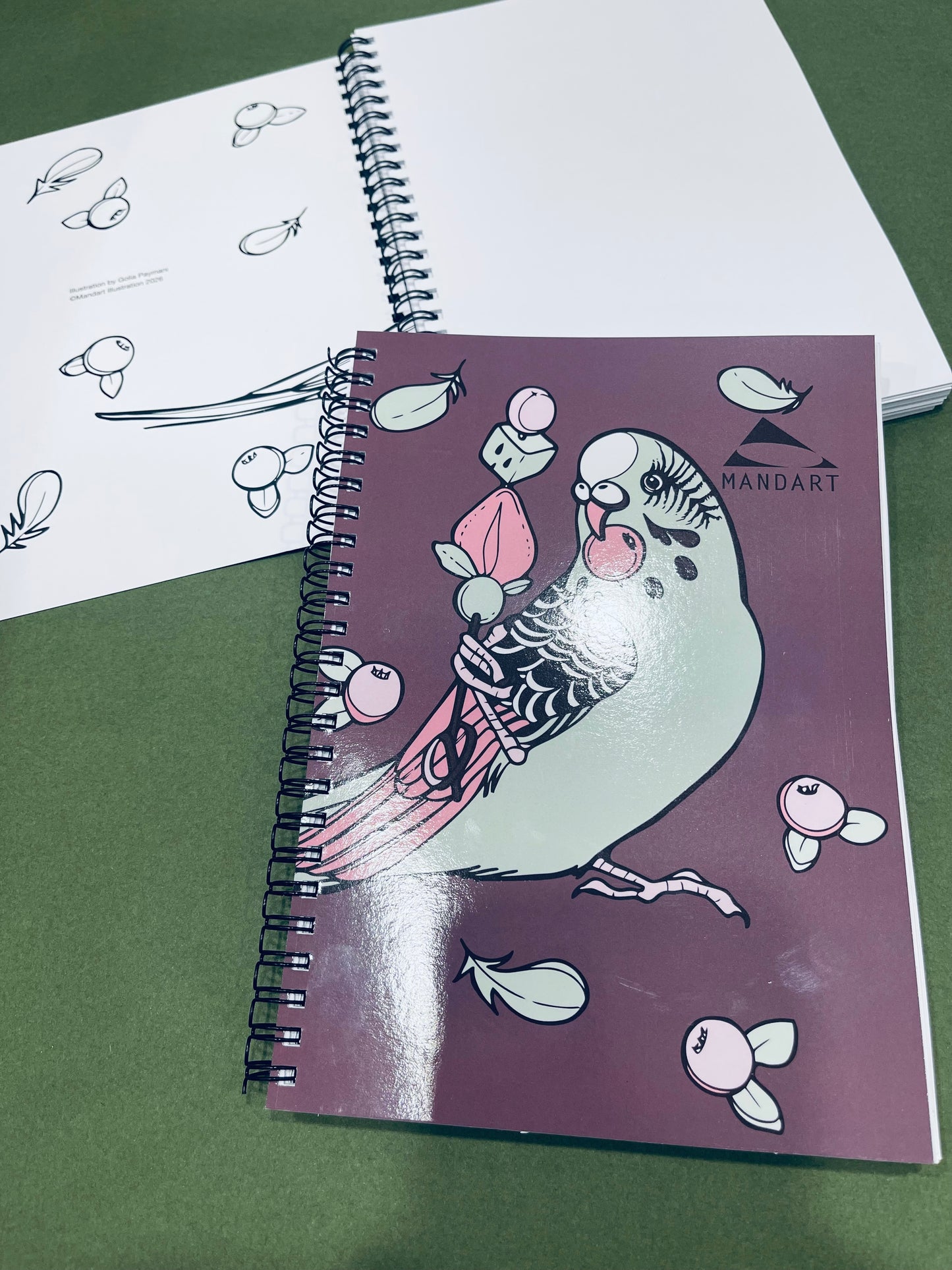 Mandart wired notebook