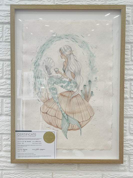 Elli the mermaid original illustration