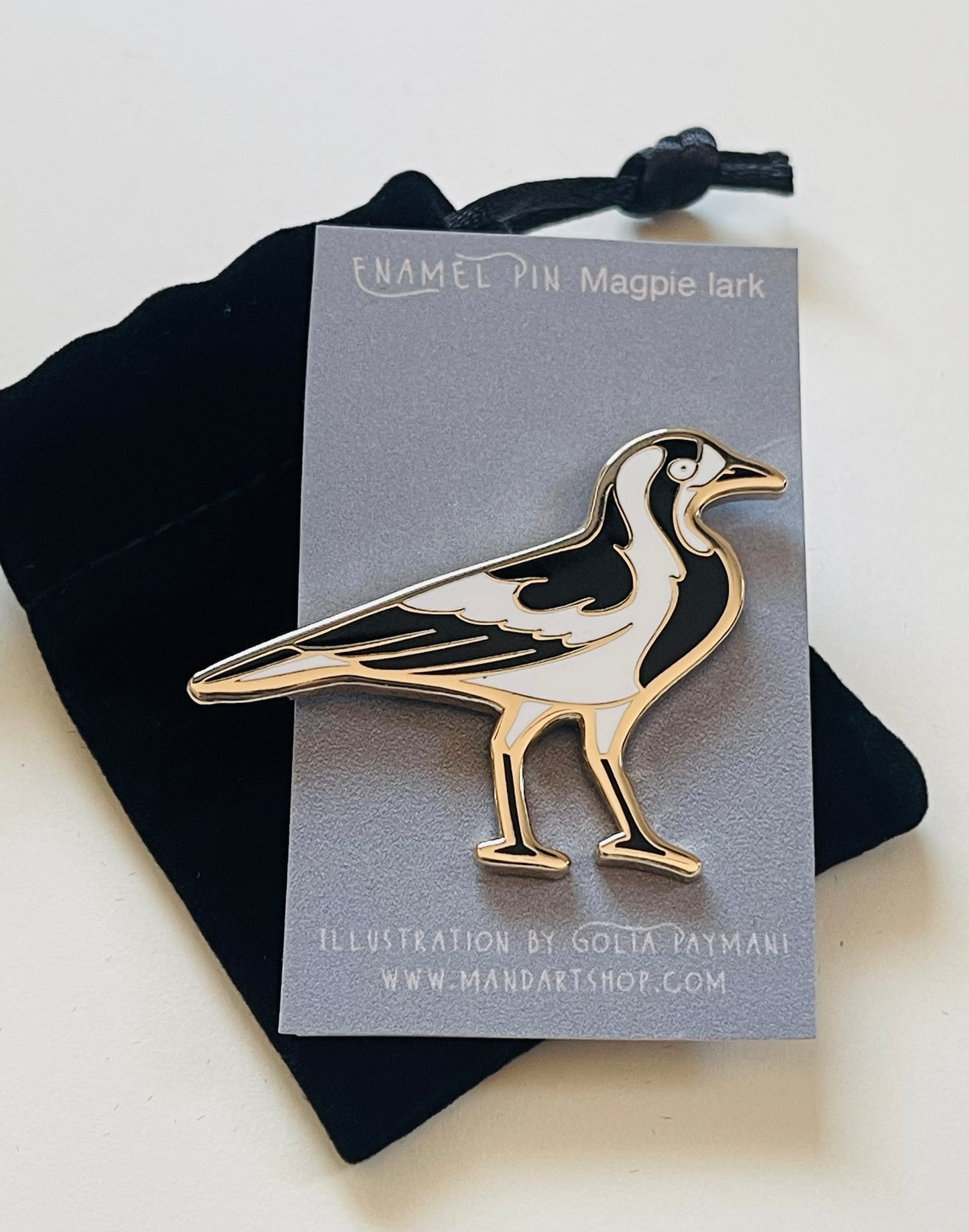 Mandart enamel pins
