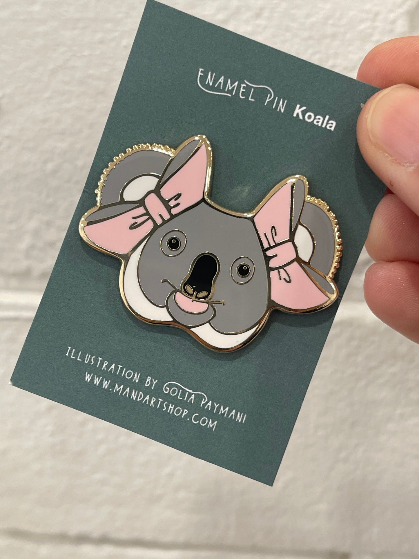 Mandart enamel pins