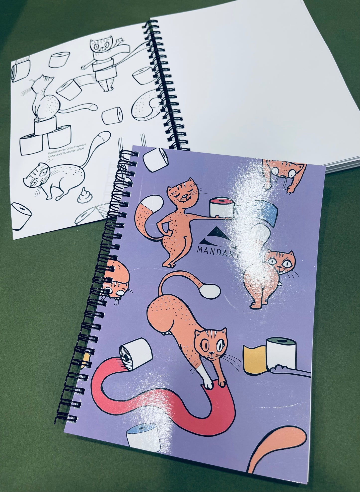 Mandart wired notebook