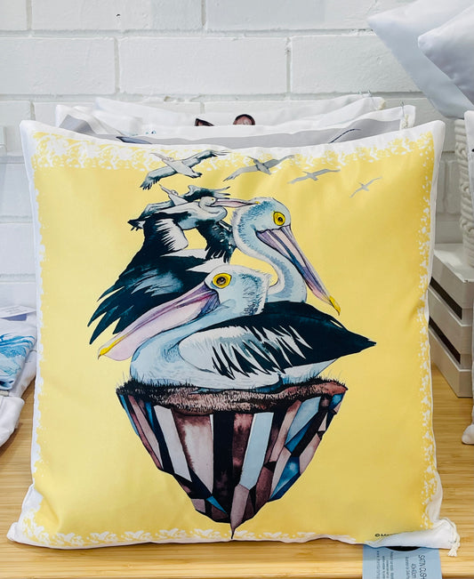 Pelican island cushion cover