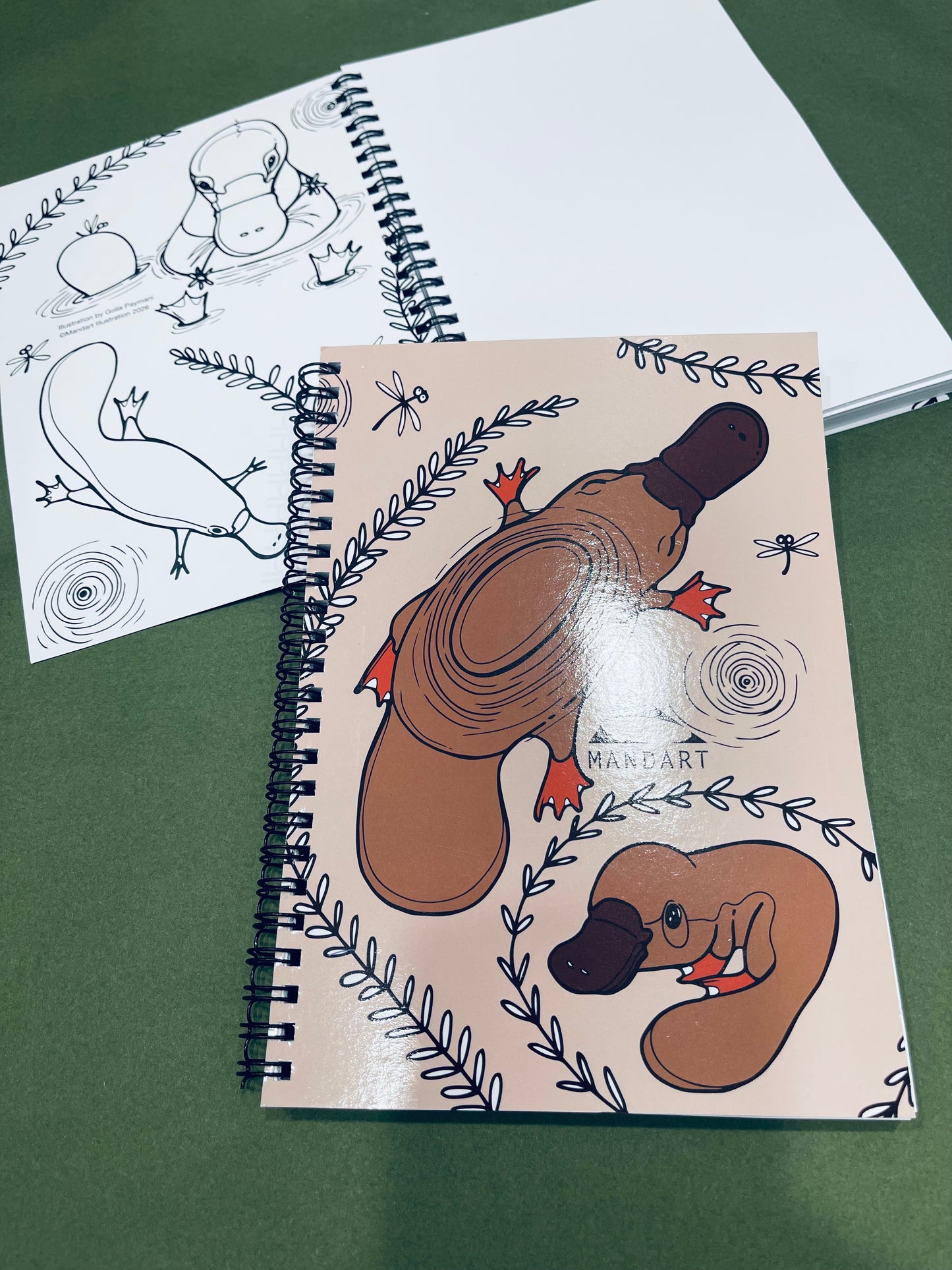 Mandart wired notebook