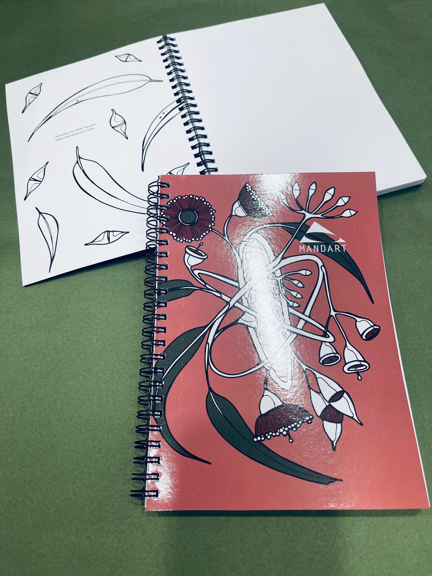 Mandart wired notebook
