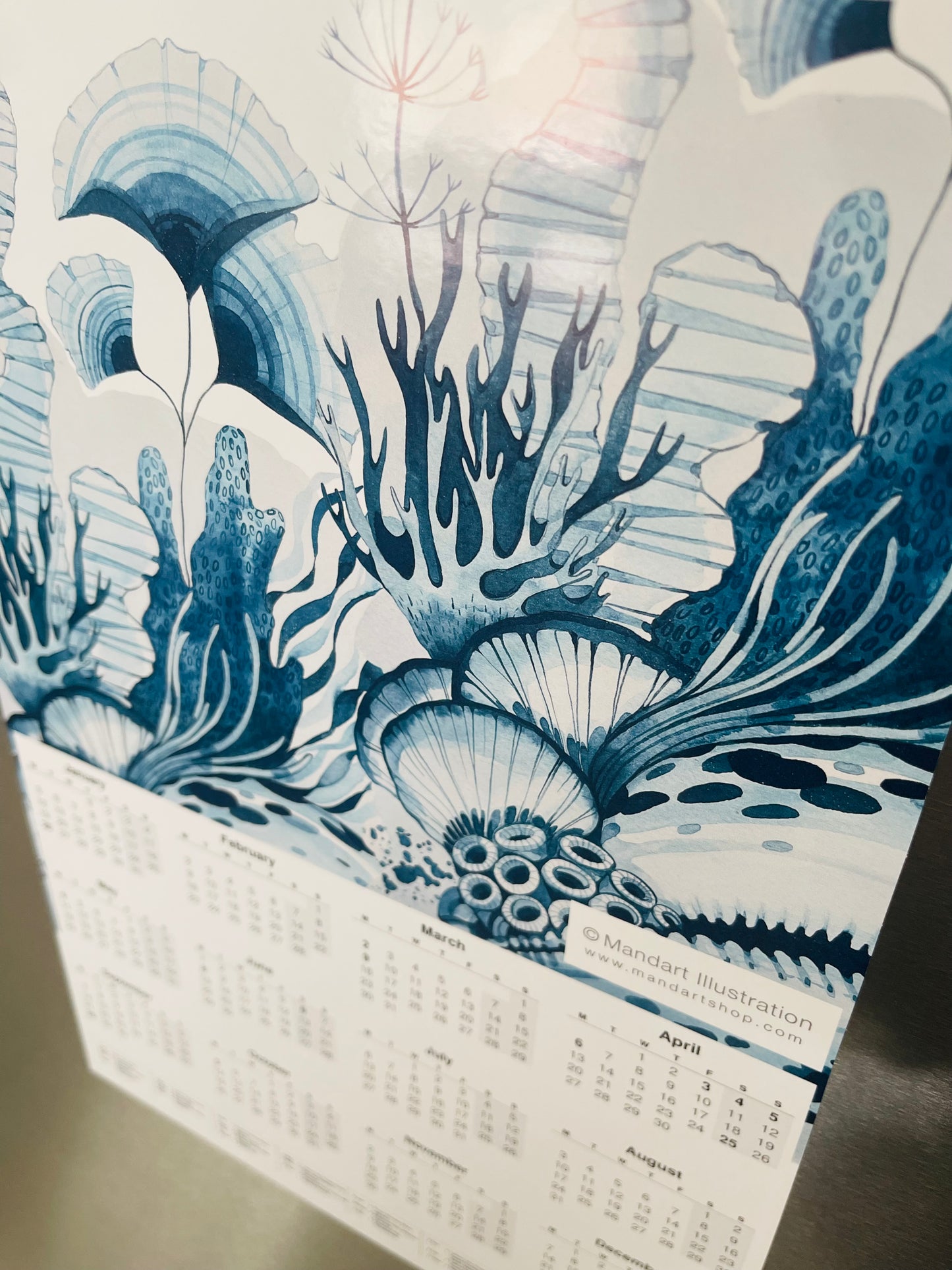 Mandart magnetic calendar 2026