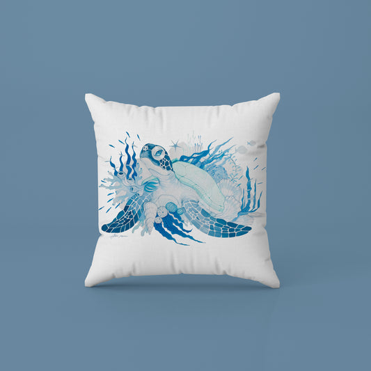 Baby turtle cushion cover
