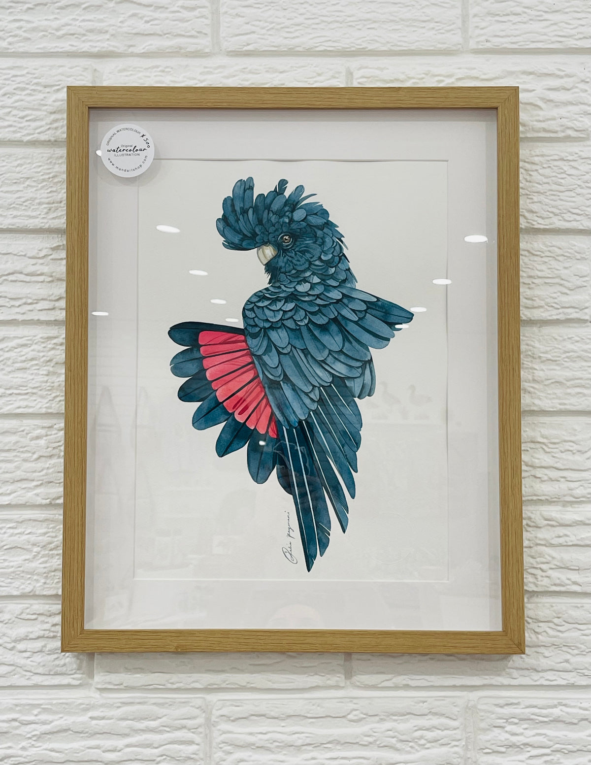 Velvet hush original watercolour illustration