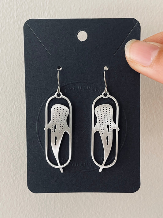 Mandart stainless steel earrings