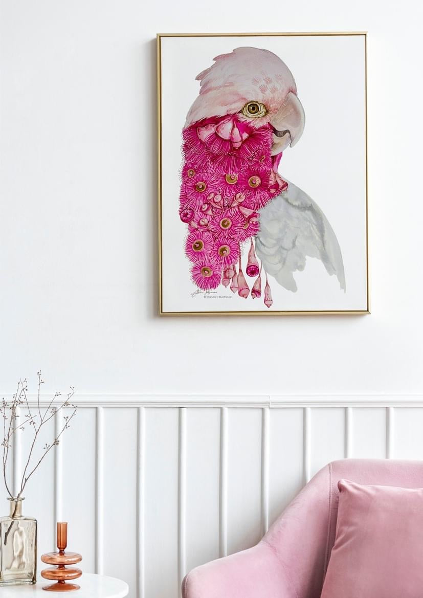 Galah watercolour print
