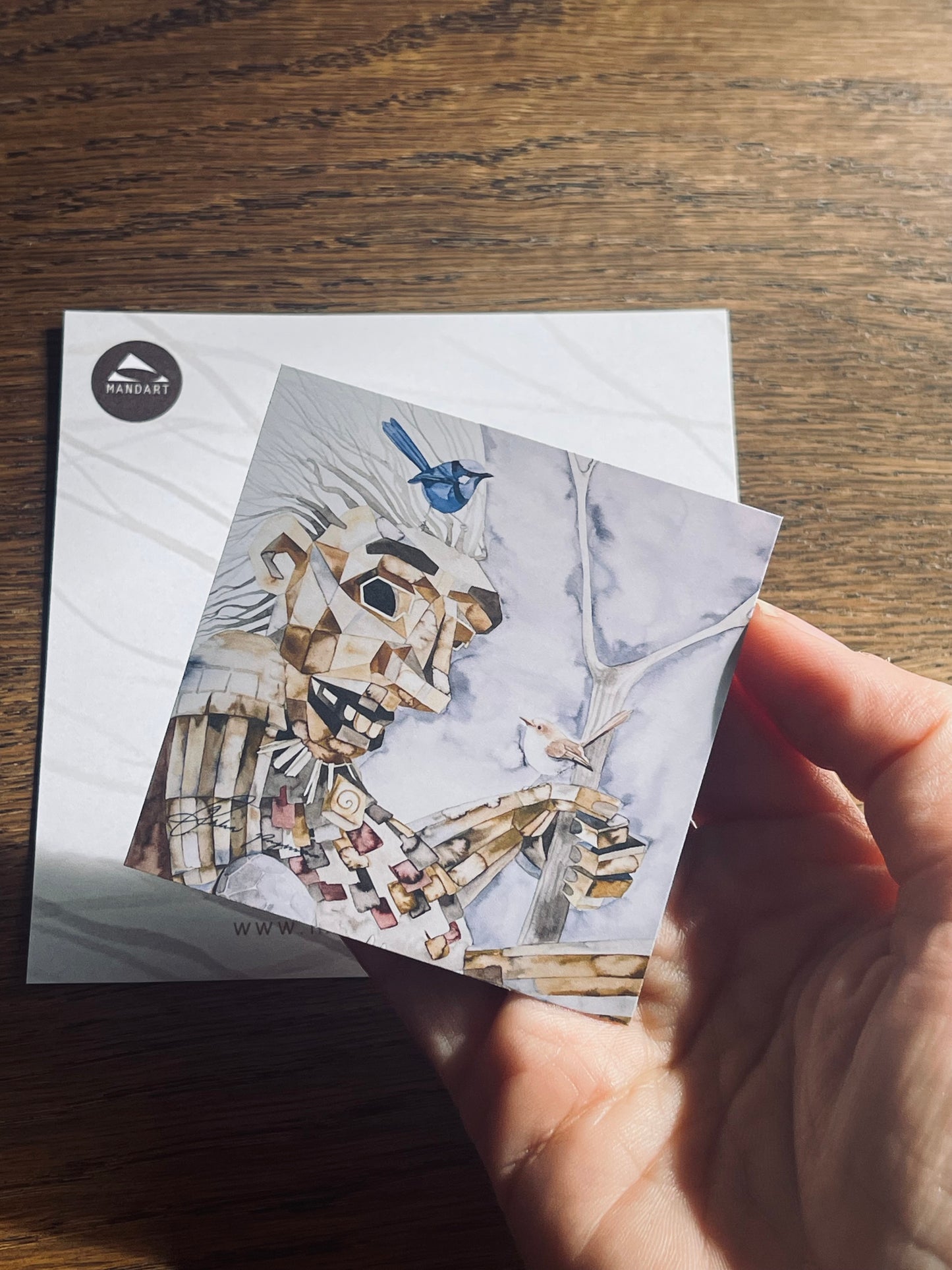 Magnet postcard