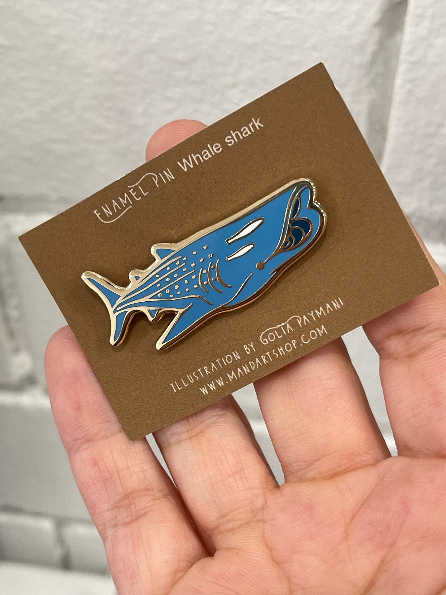 Mandart enamel pins