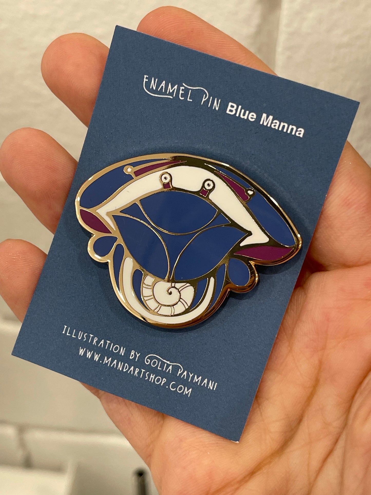 Mandart enamel pins