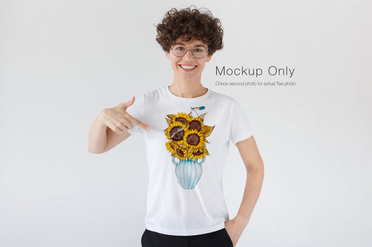 Golden bloom unisex T-shirt