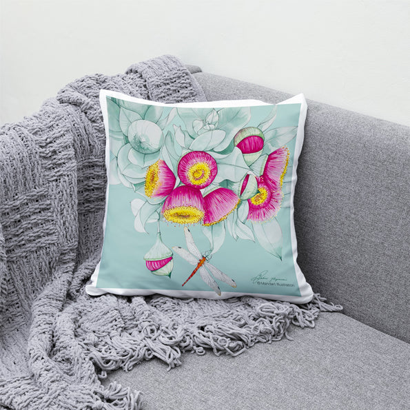 Botanical cushion cover