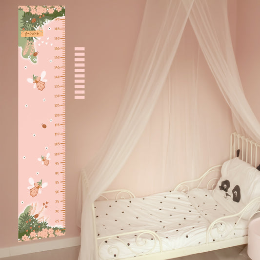 Fairy Growth Chart wall decal