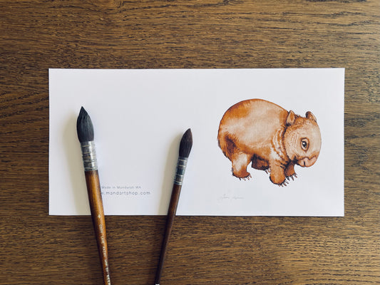 Wombat art card sets