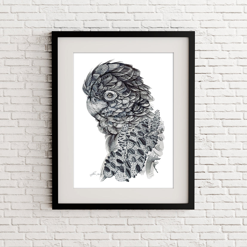 Lonely Banksian watercolour print