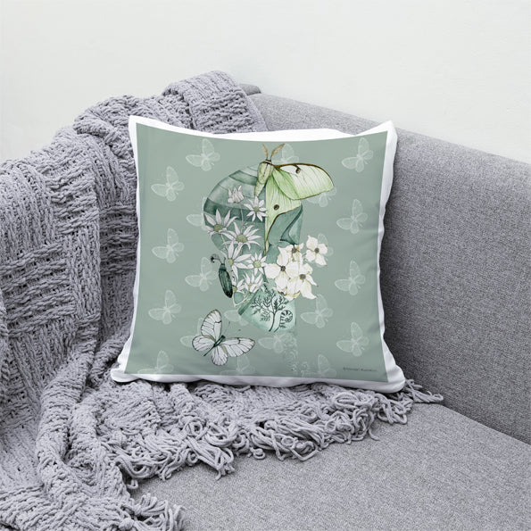 Spring cocoon cushion cover