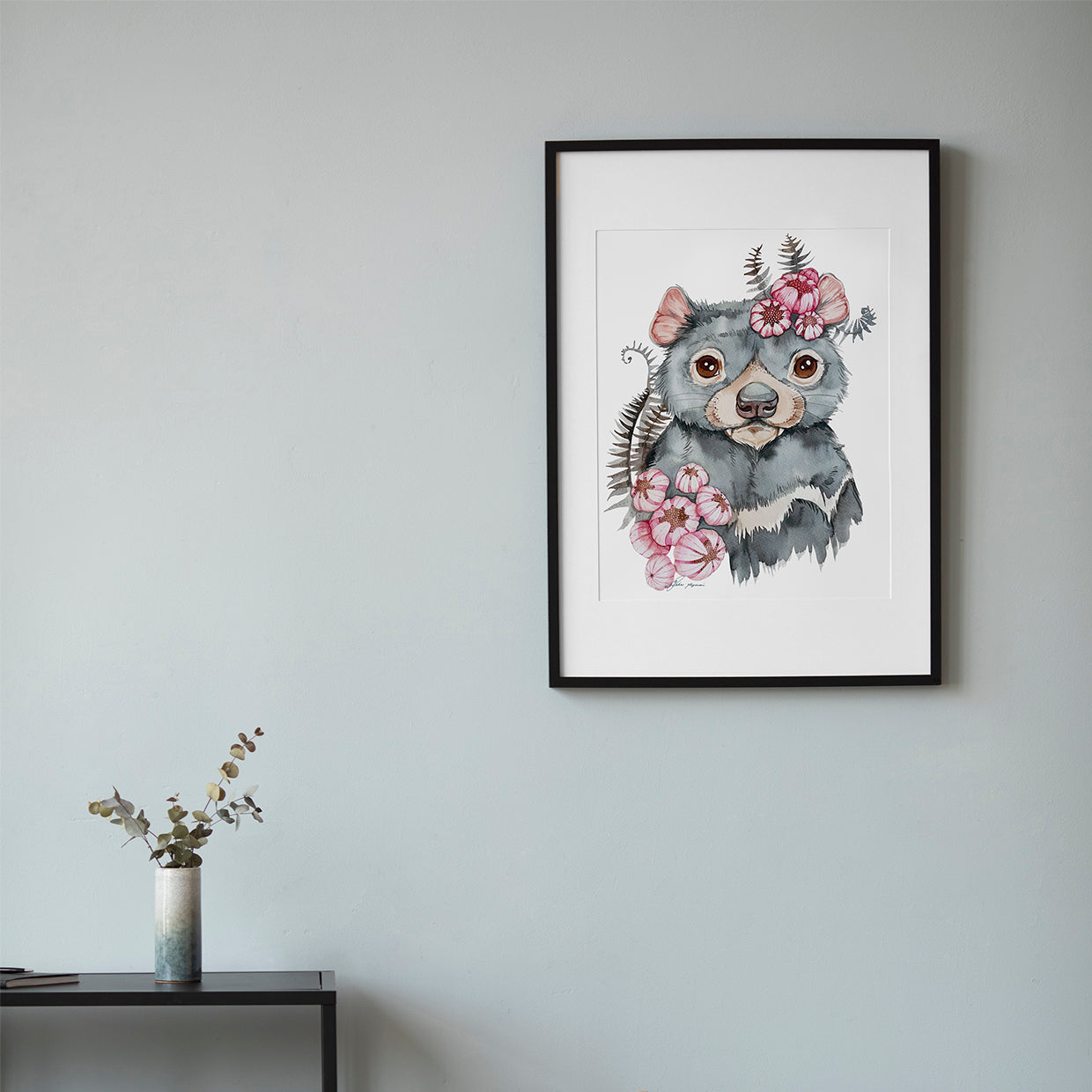 Tasmanian Devil watercolour illustration print