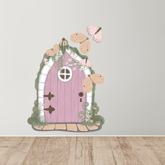 Fairy door removable wall decals