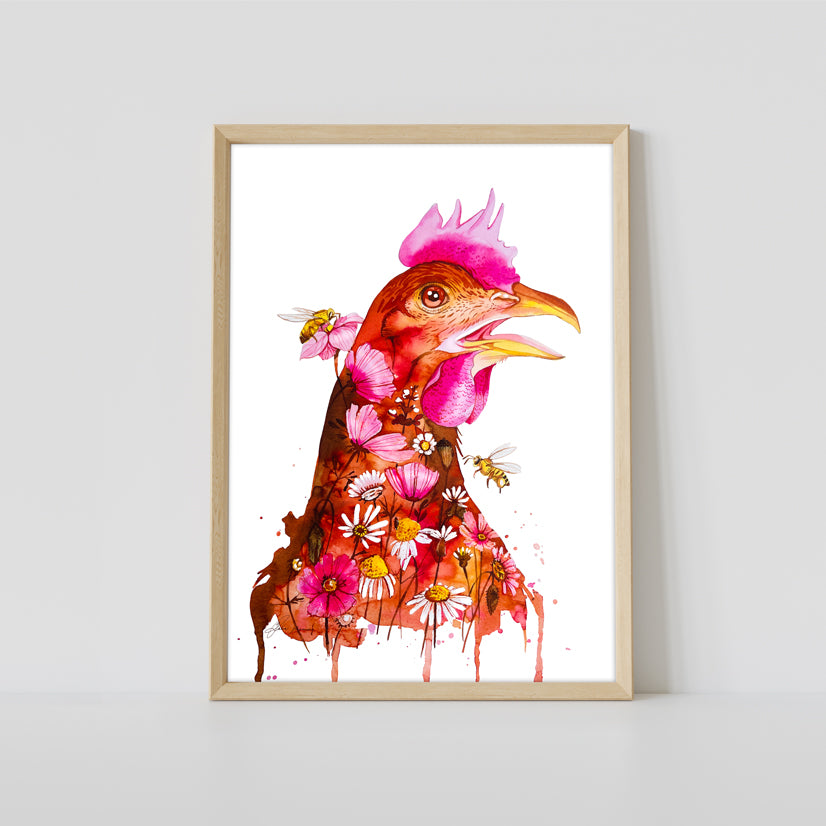 Farm Animal watercolour prints