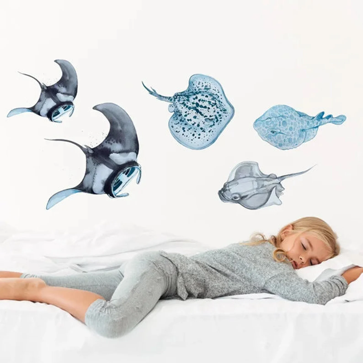 Stingrays wall decals